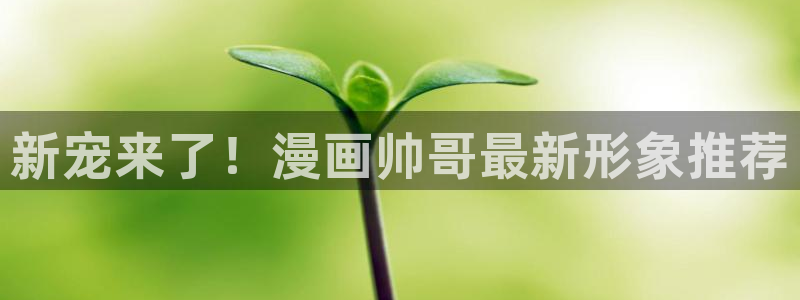 大人在线看yy漫画：新宠来了！漫画帅哥最新形象推荐